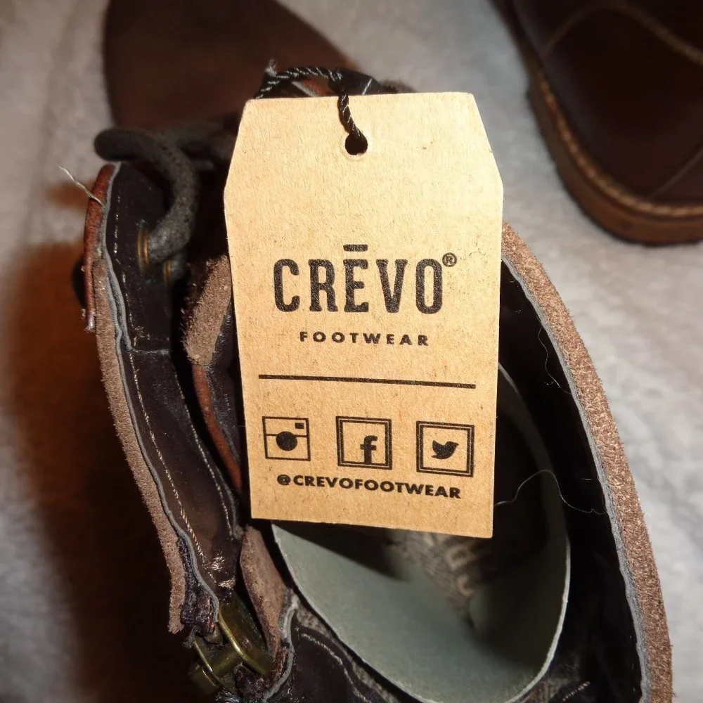 Crevo Men's Horchata Fashion Brown Lace Up Boots Size 10.5 NWT